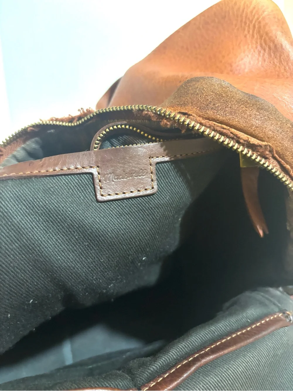 Madewell Leather distressed Backpack